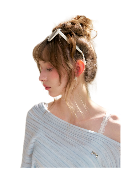 Wool Blend Asymmetric Knit