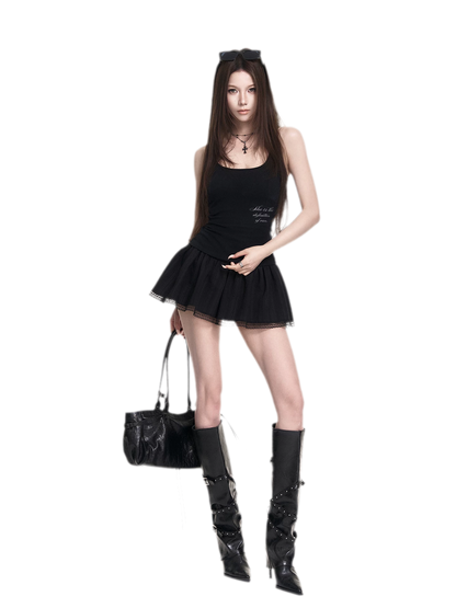 Millennium Graphic Halter Camisole