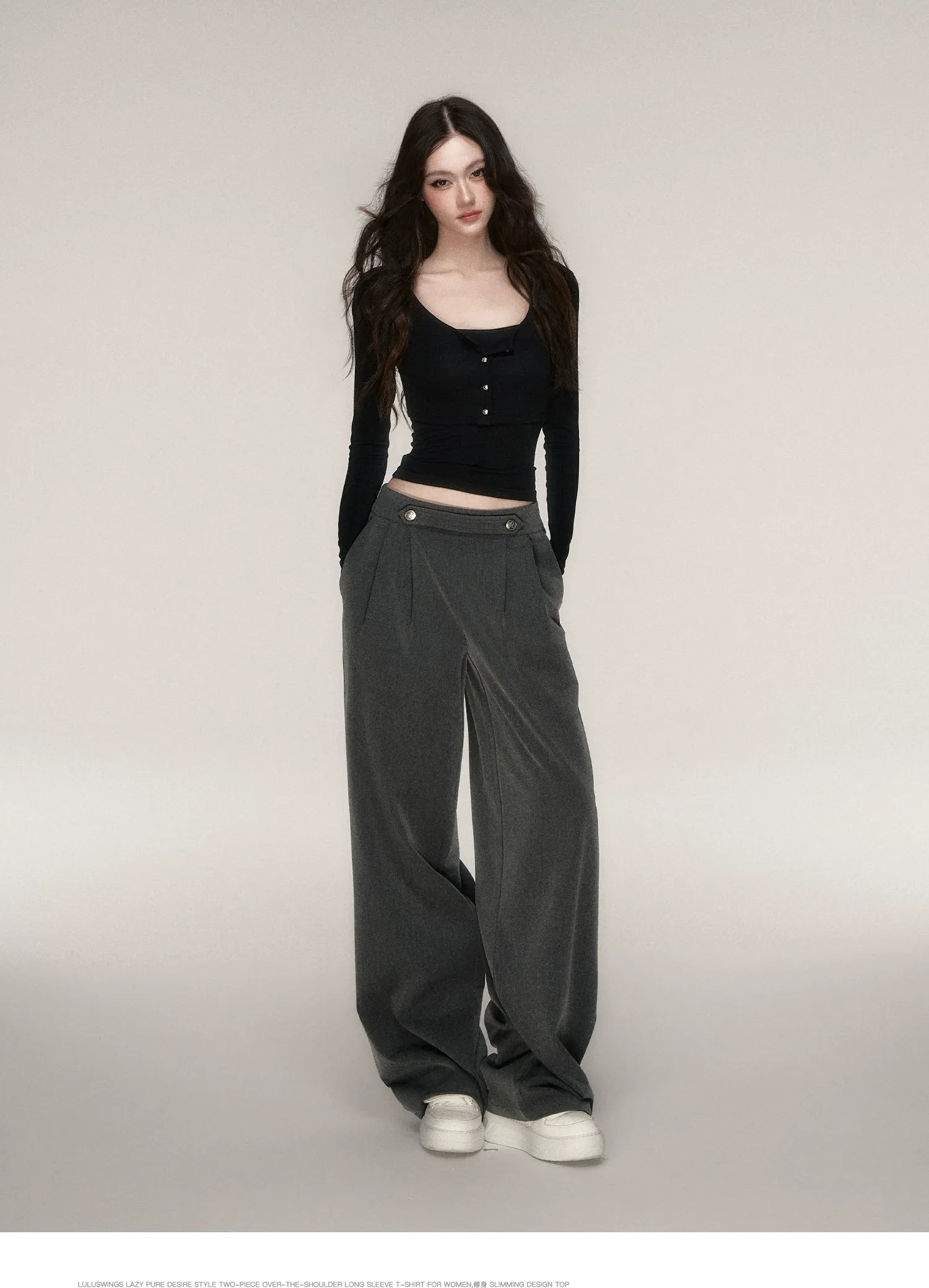 Napoleon Wide-Leg Suit Trousers
