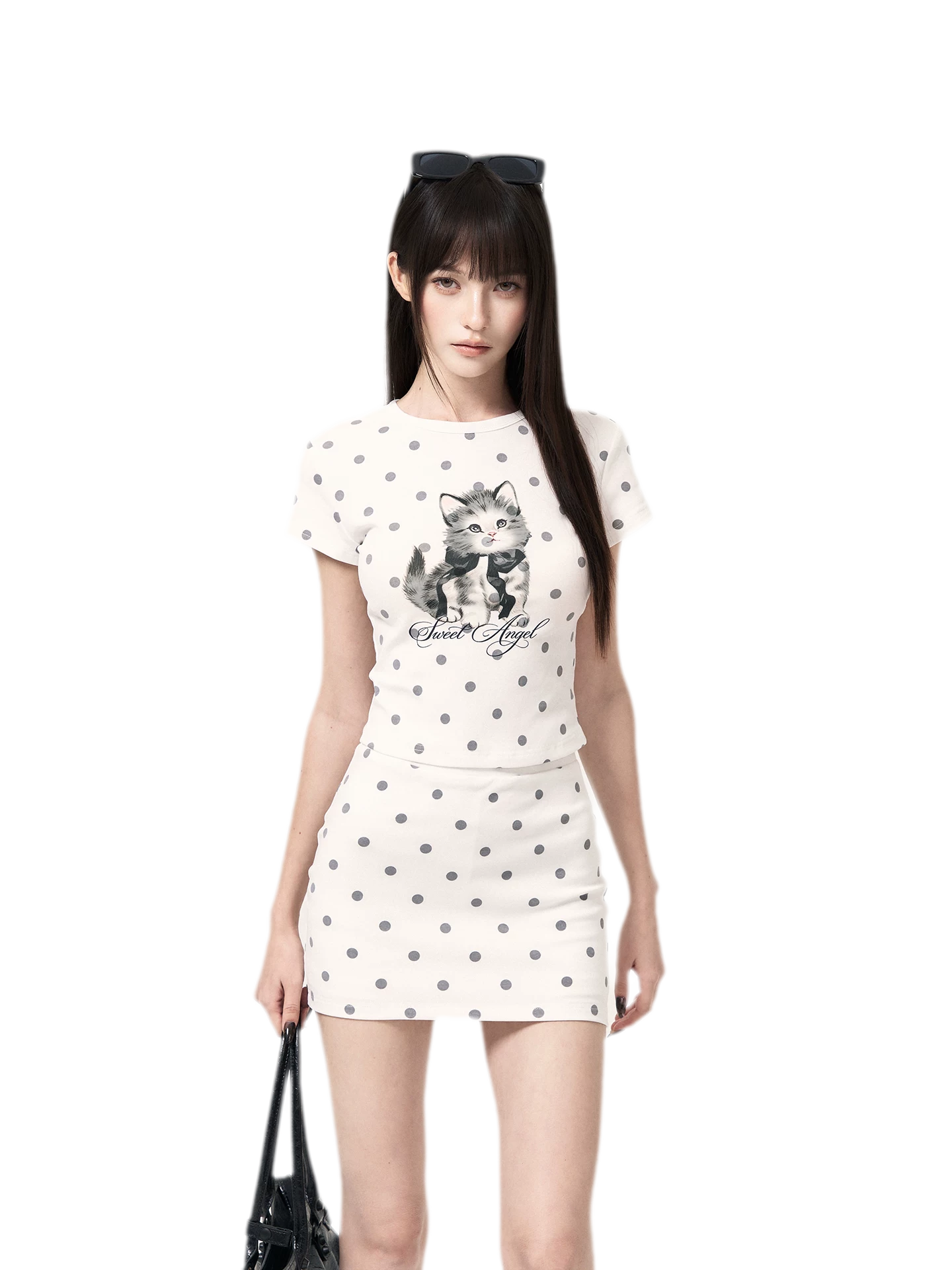 Polka Dot Knit Set