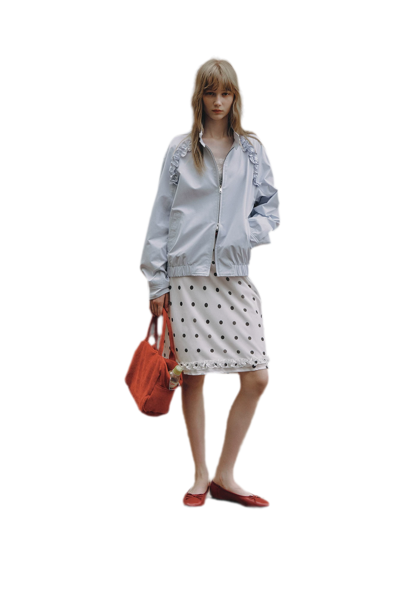 Polka Dot Ruffle Skirt