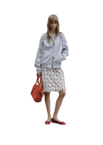 Polka Dot Ruffle Skirt
