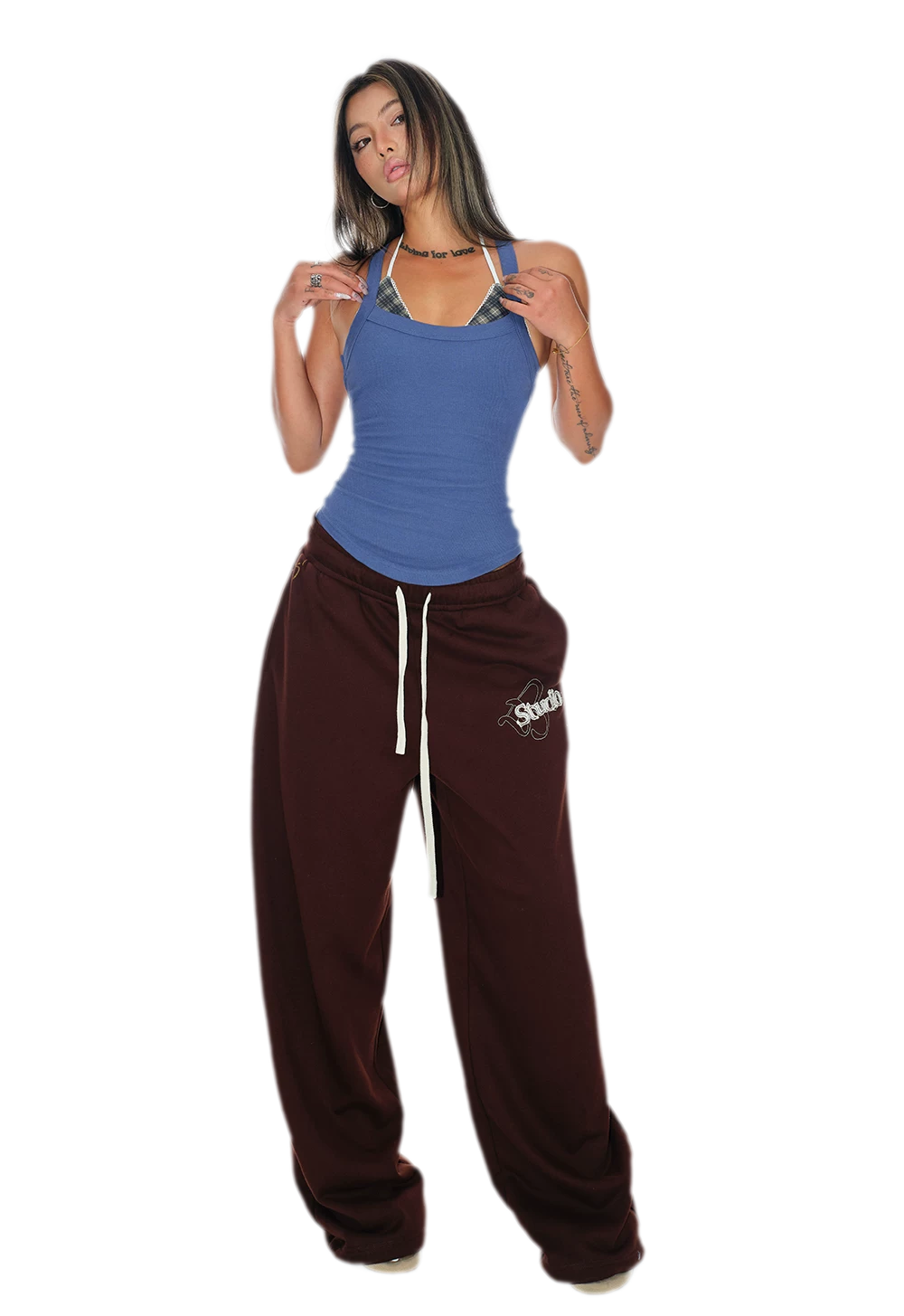 Cross-Back Ribbed Tank