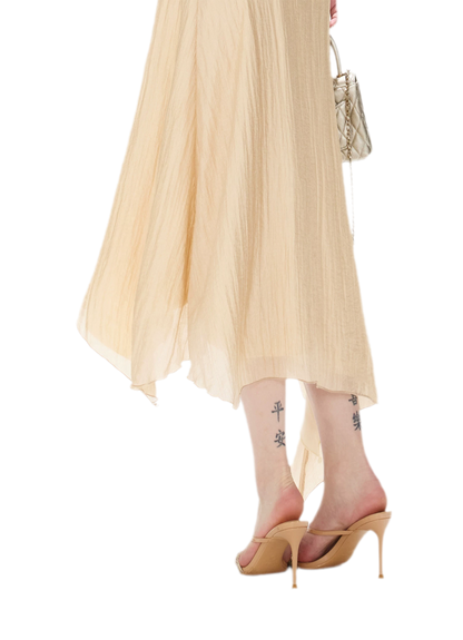 CYNR Beaded Halter Pleated Set – view 15