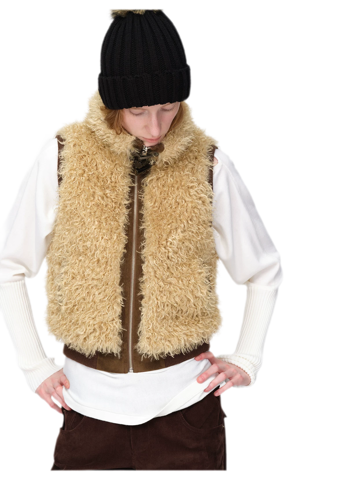 Reversible Teddy Fitted Vest