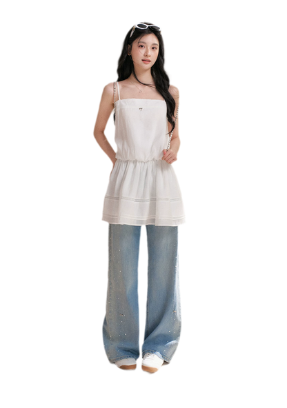 Staycation Straight Leg Moonlight Jeans