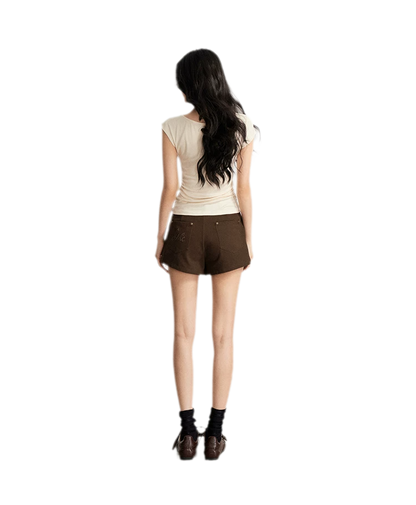 Draped Asymmetric Tee