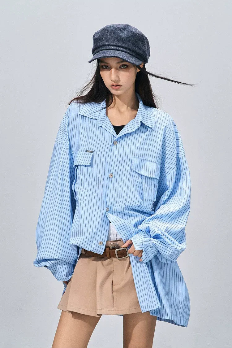 Vintage Striped Relaxed Shirt