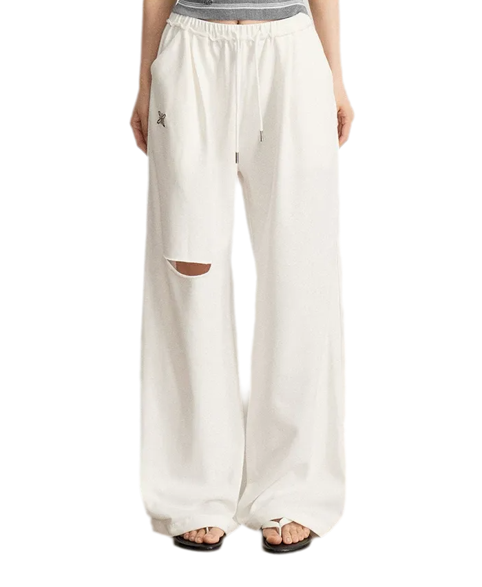 MACYMCCOY Distressed Wide-Leg Pants – view 15