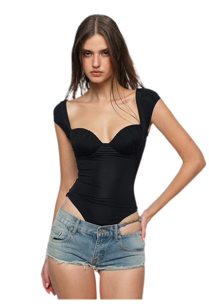 Ruched Cup Bodysuit