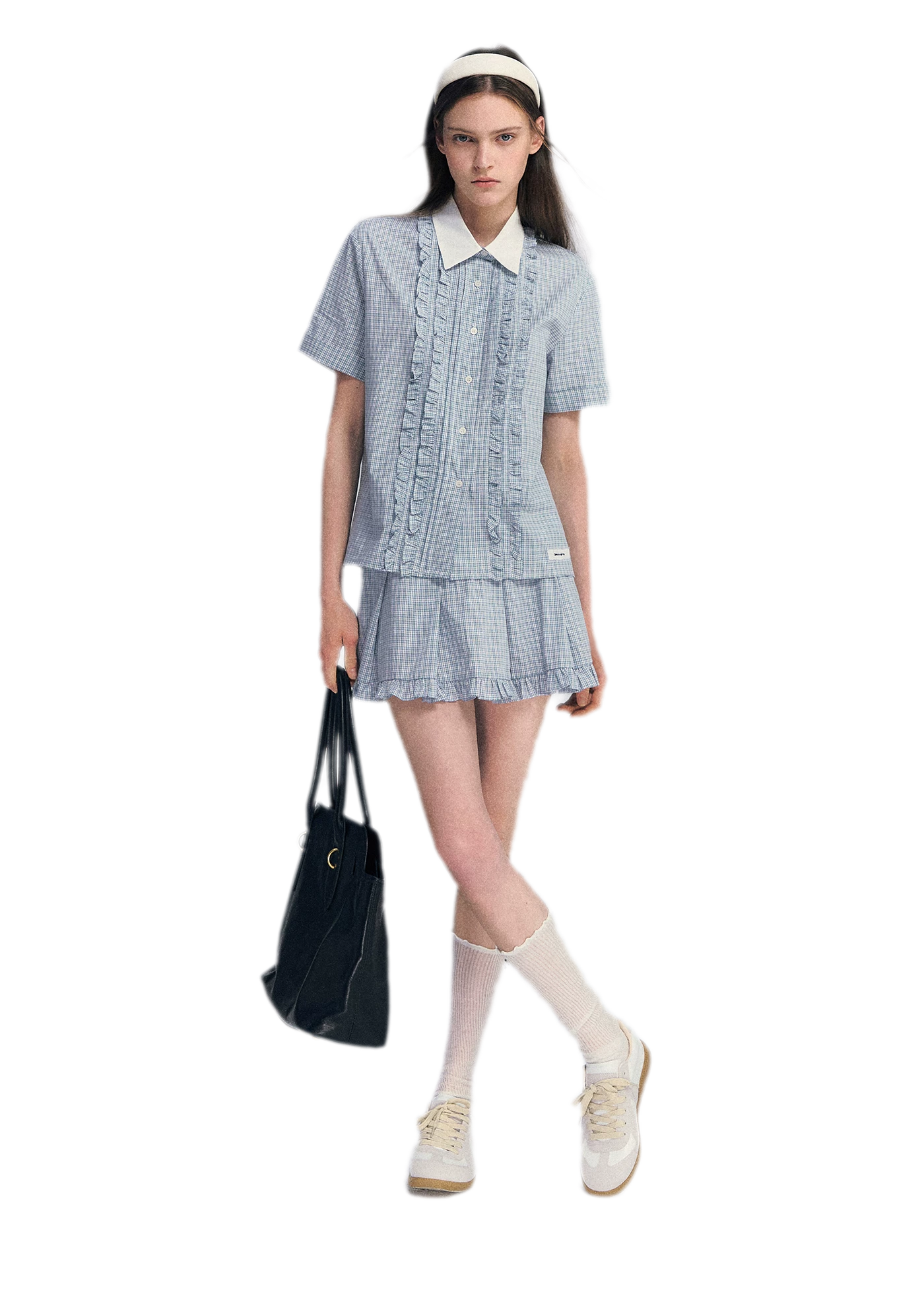 Blue Plaid Set