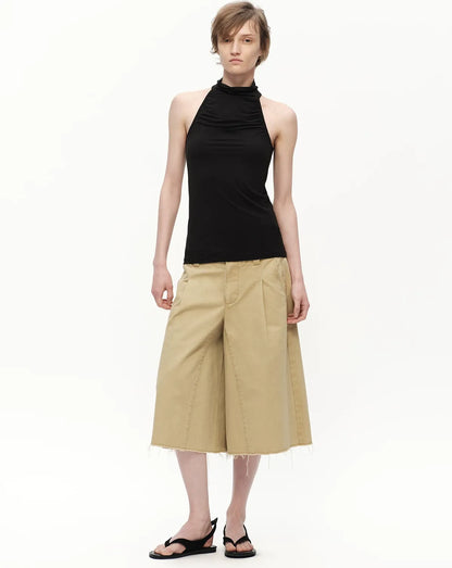 Modal Halter High Neck Tank