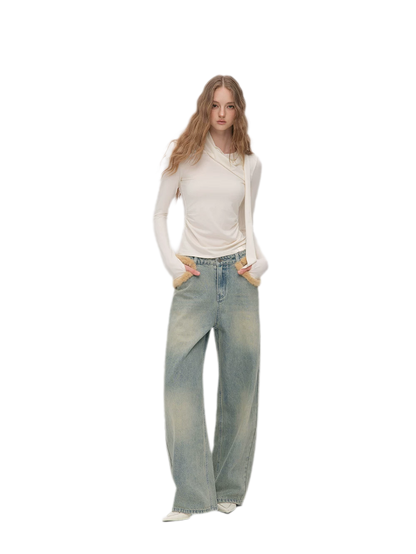 Draped Halter Ruched Top