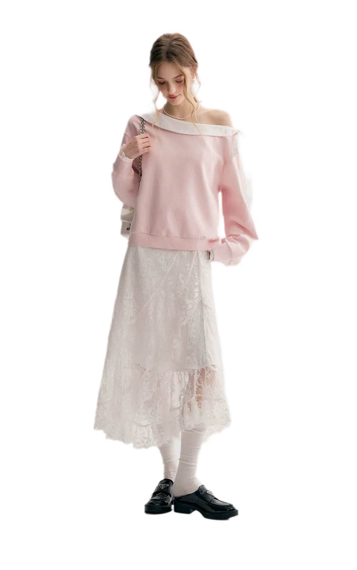 Layered Lace A-Line Skirt