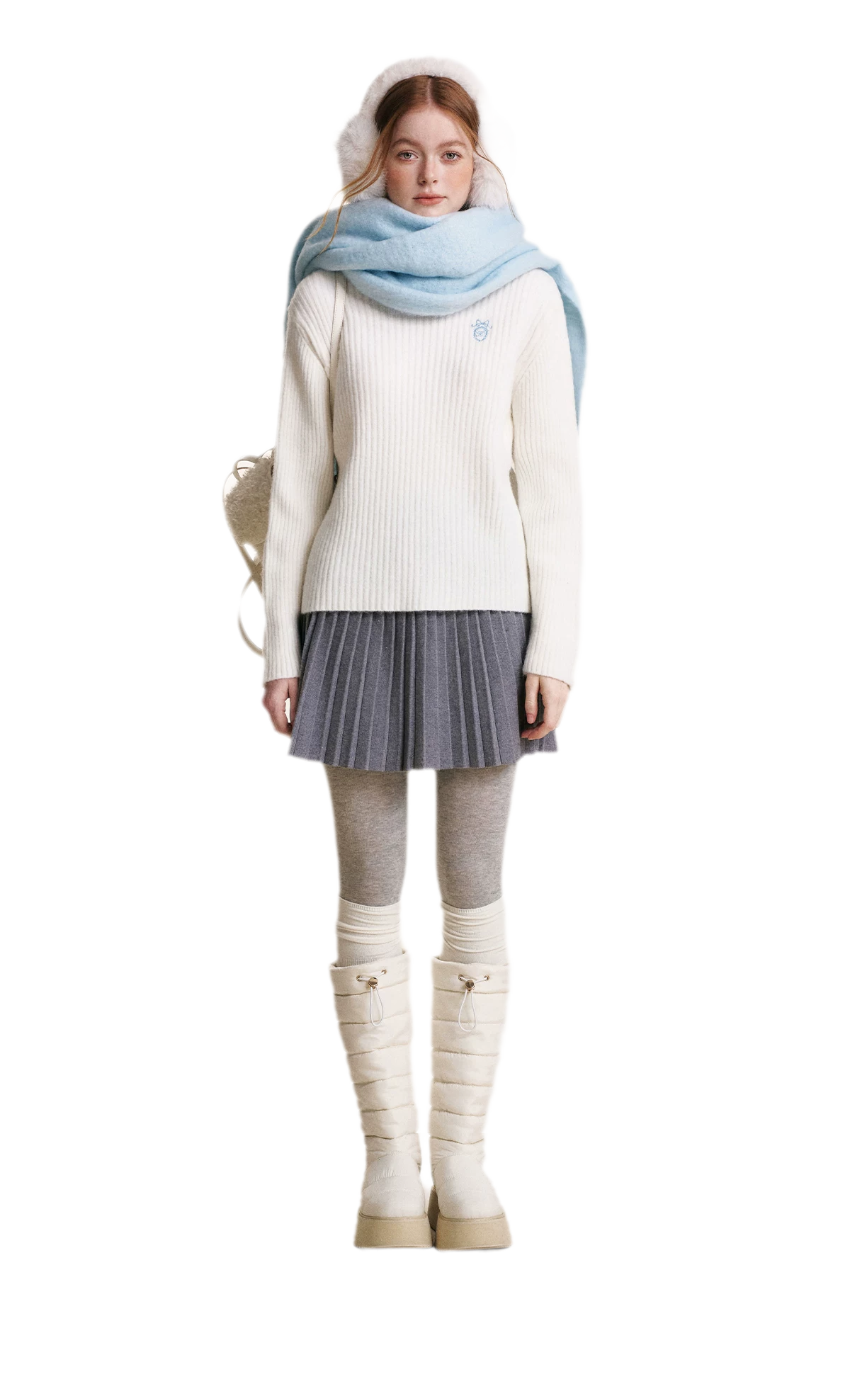 Winter Plush Long Scarf