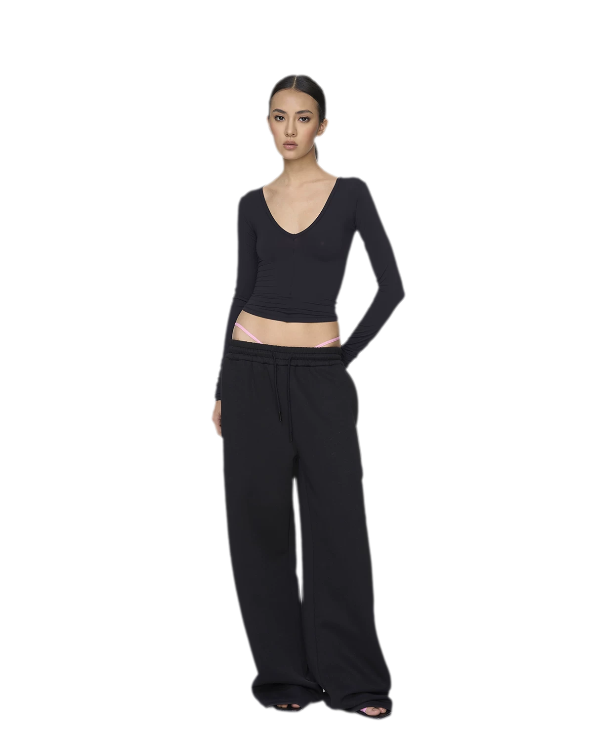 Deep V Slim Top