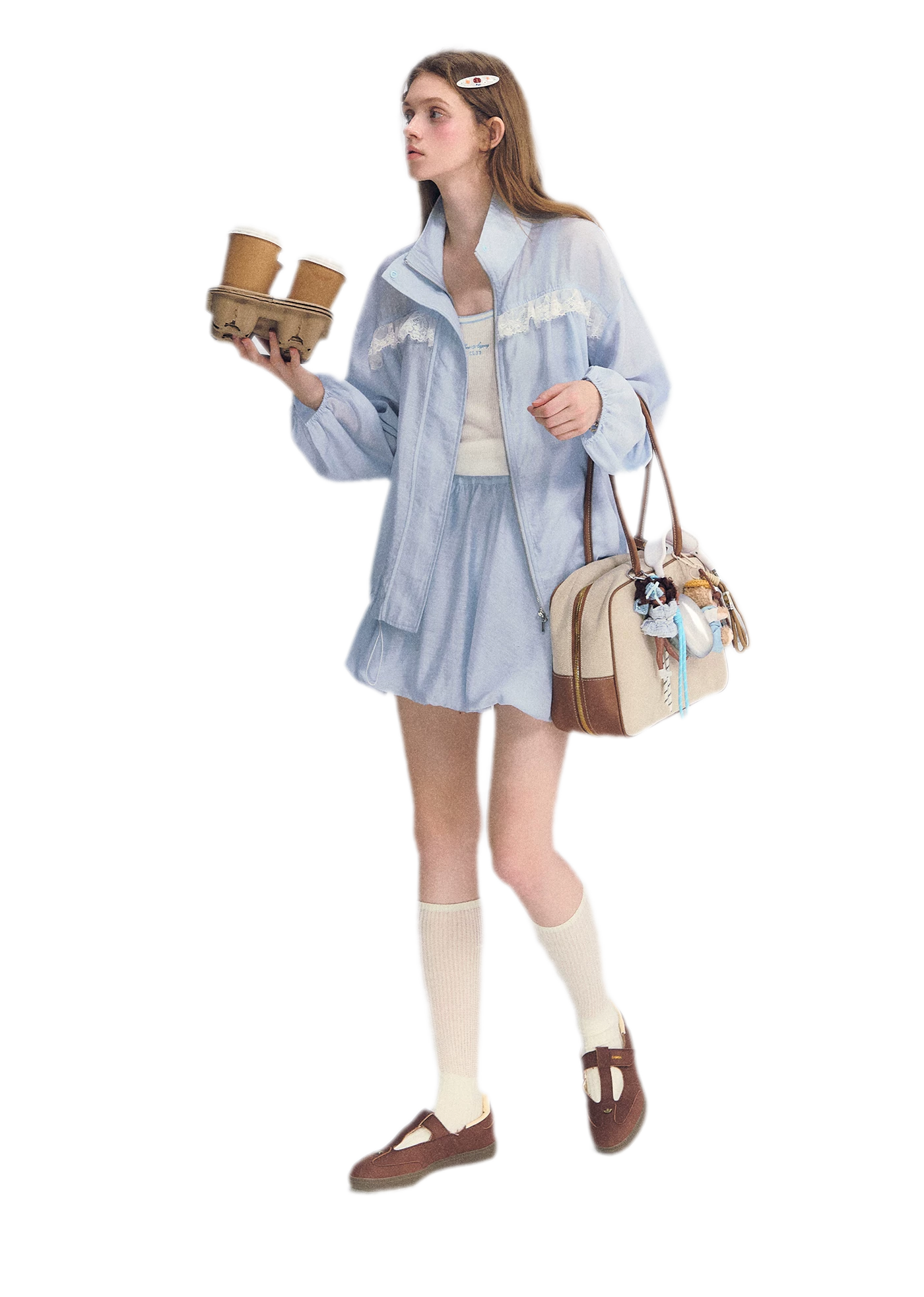 Lyocell Lace Sun Jacket Set