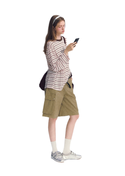 Washed Cargo Shorts