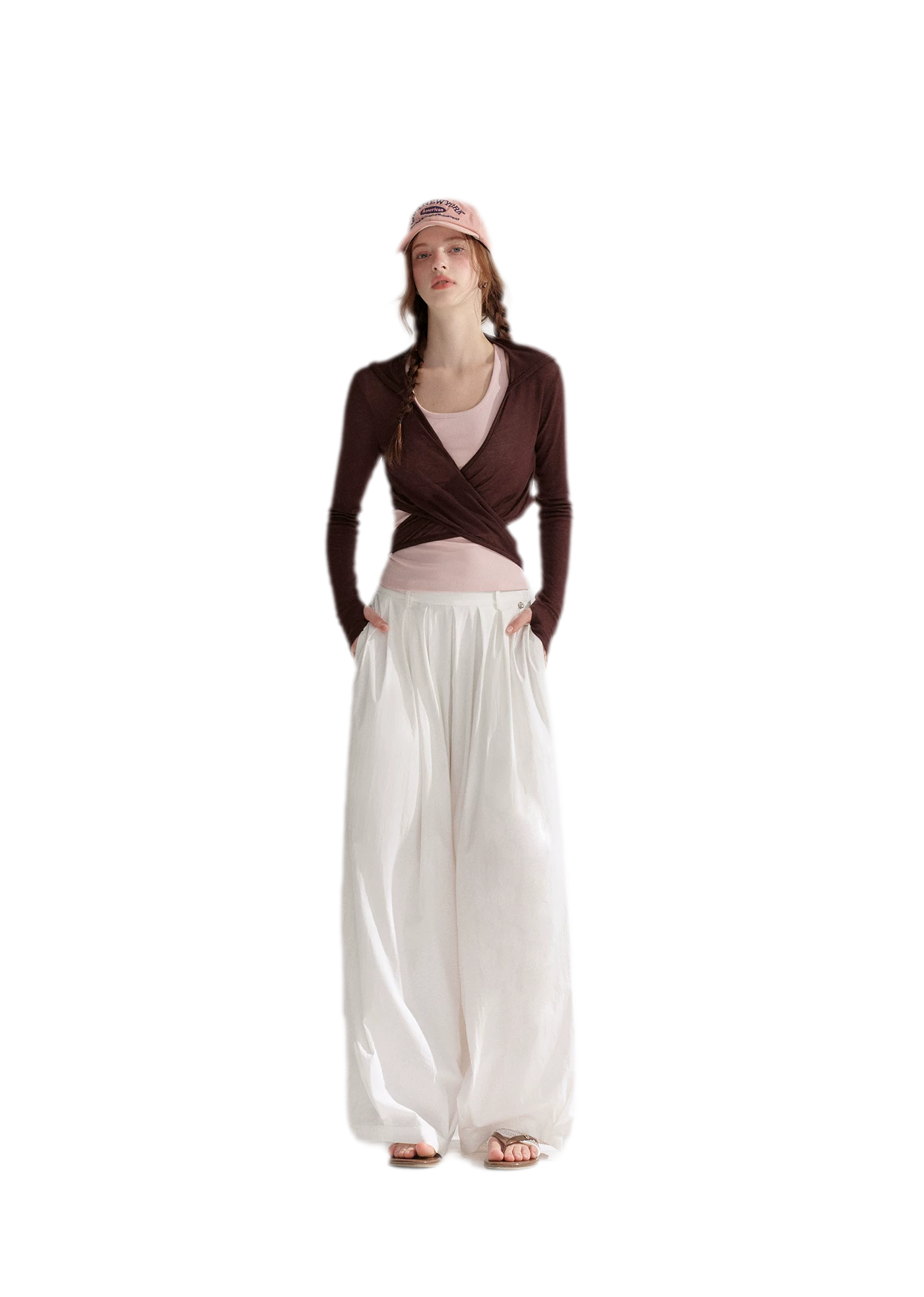 Tie Front Shrug Tank