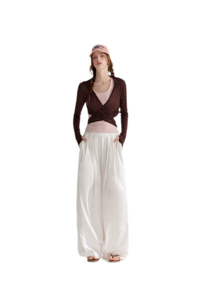 Tie Front Shrug Tank