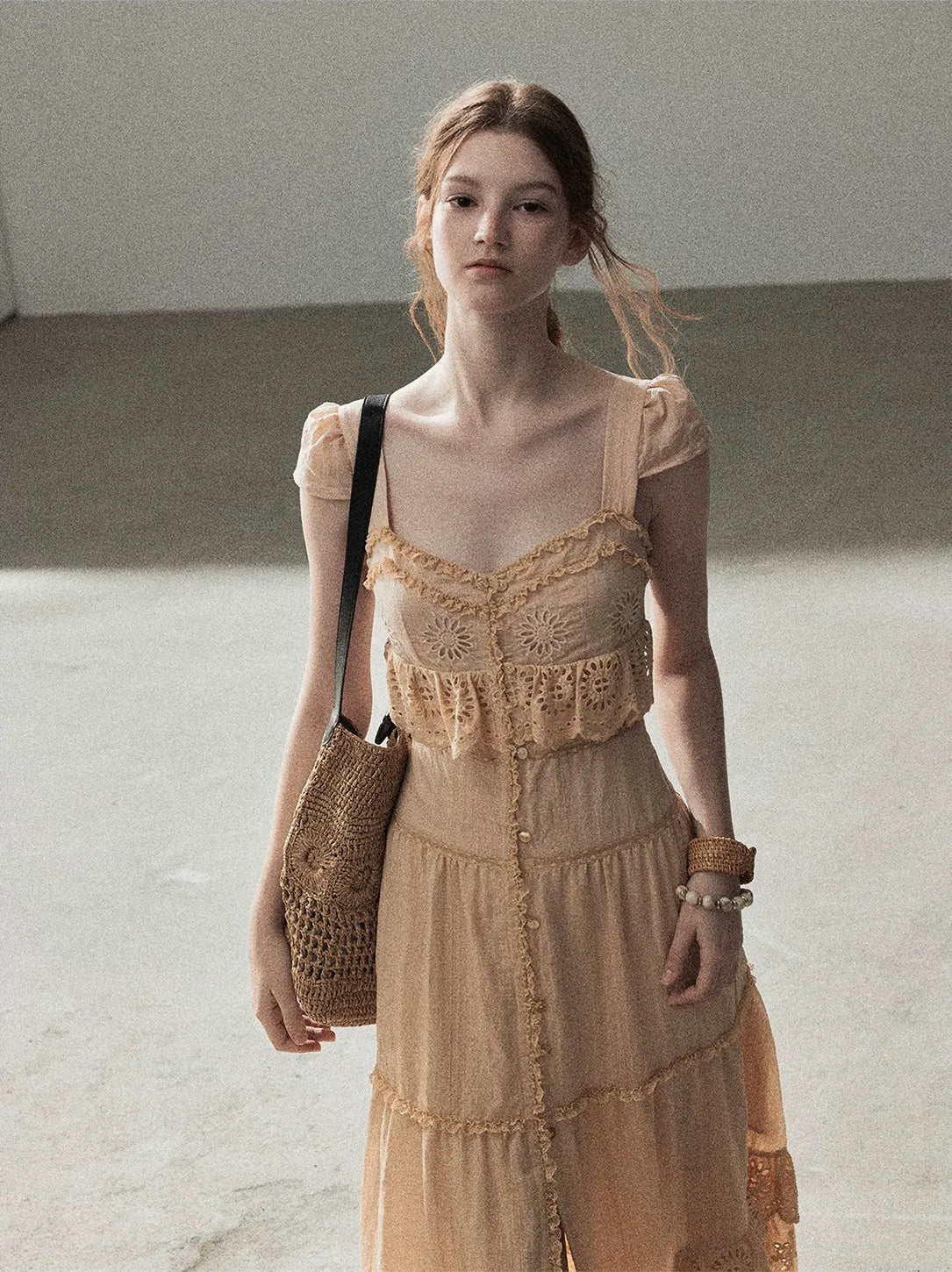 Floral Embroidered Dress