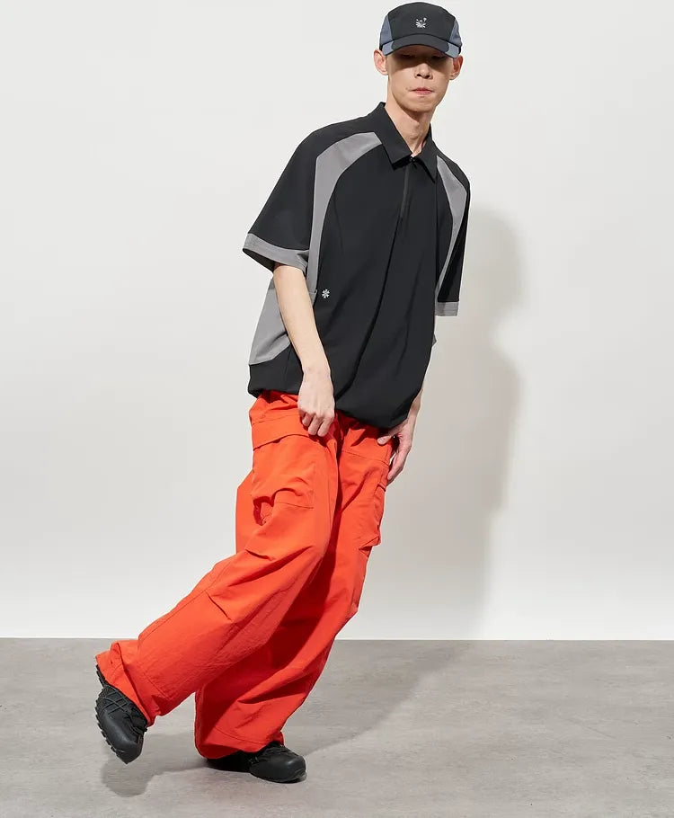 Textured Quick-Dry Polo Shirt