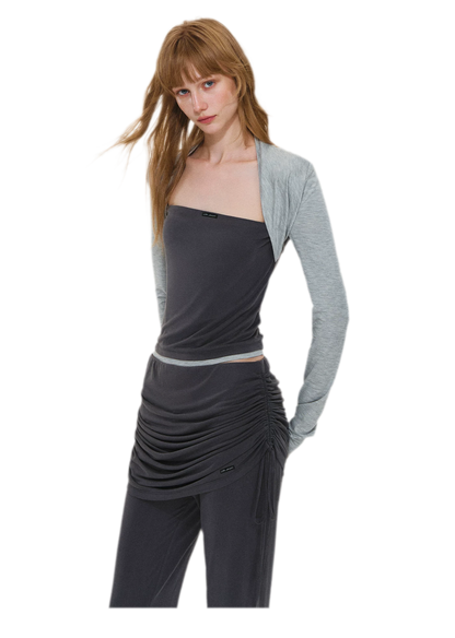 Stretch-Kontrast-Lagenhosen-Set