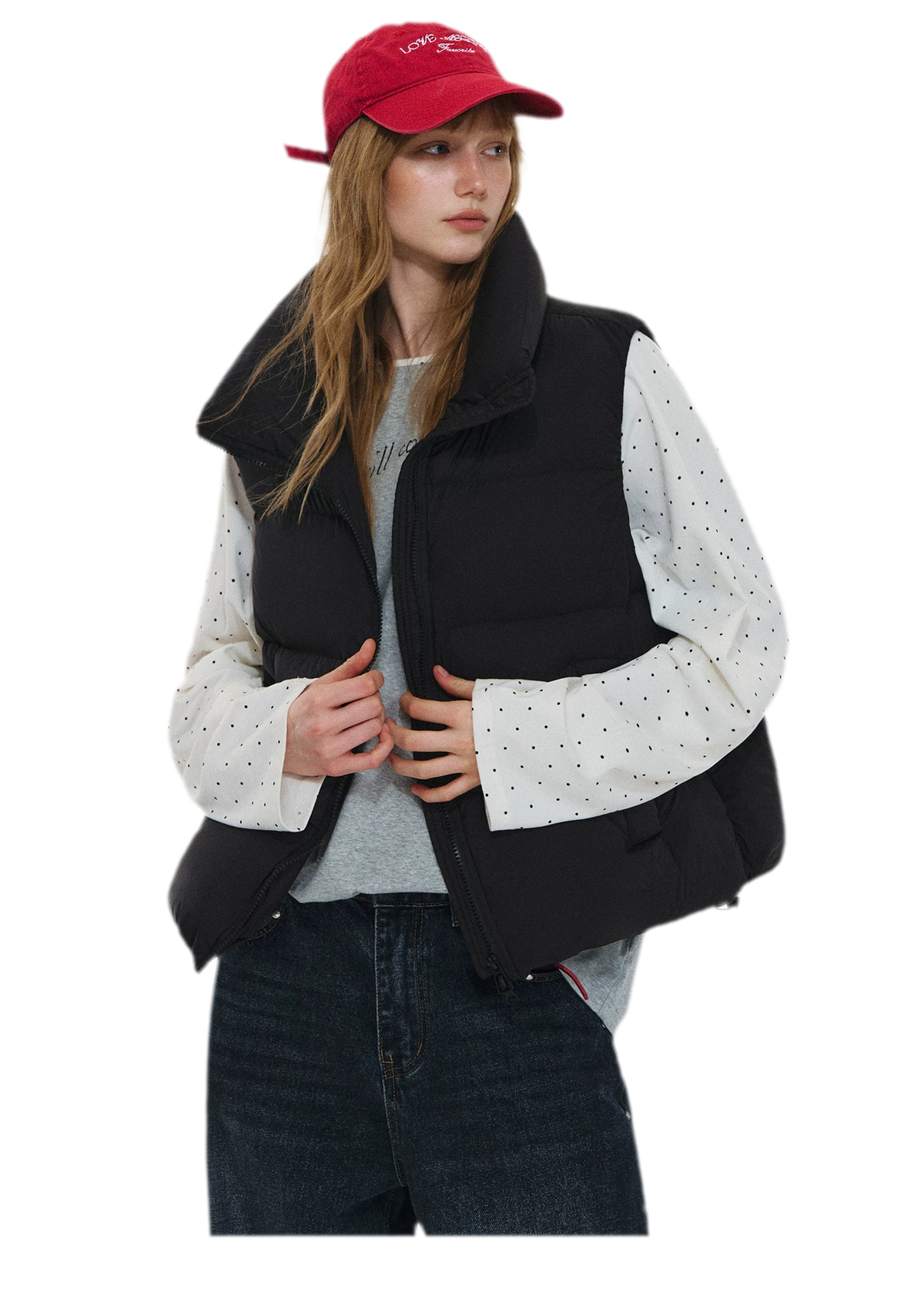 Lightweight Stand Collar Down Vest