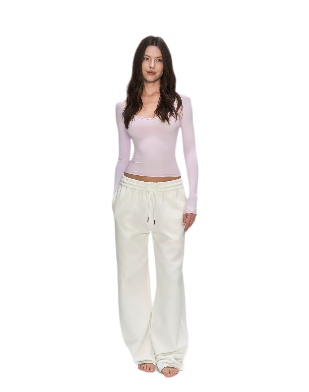 Bare-Feel V-Neck Top