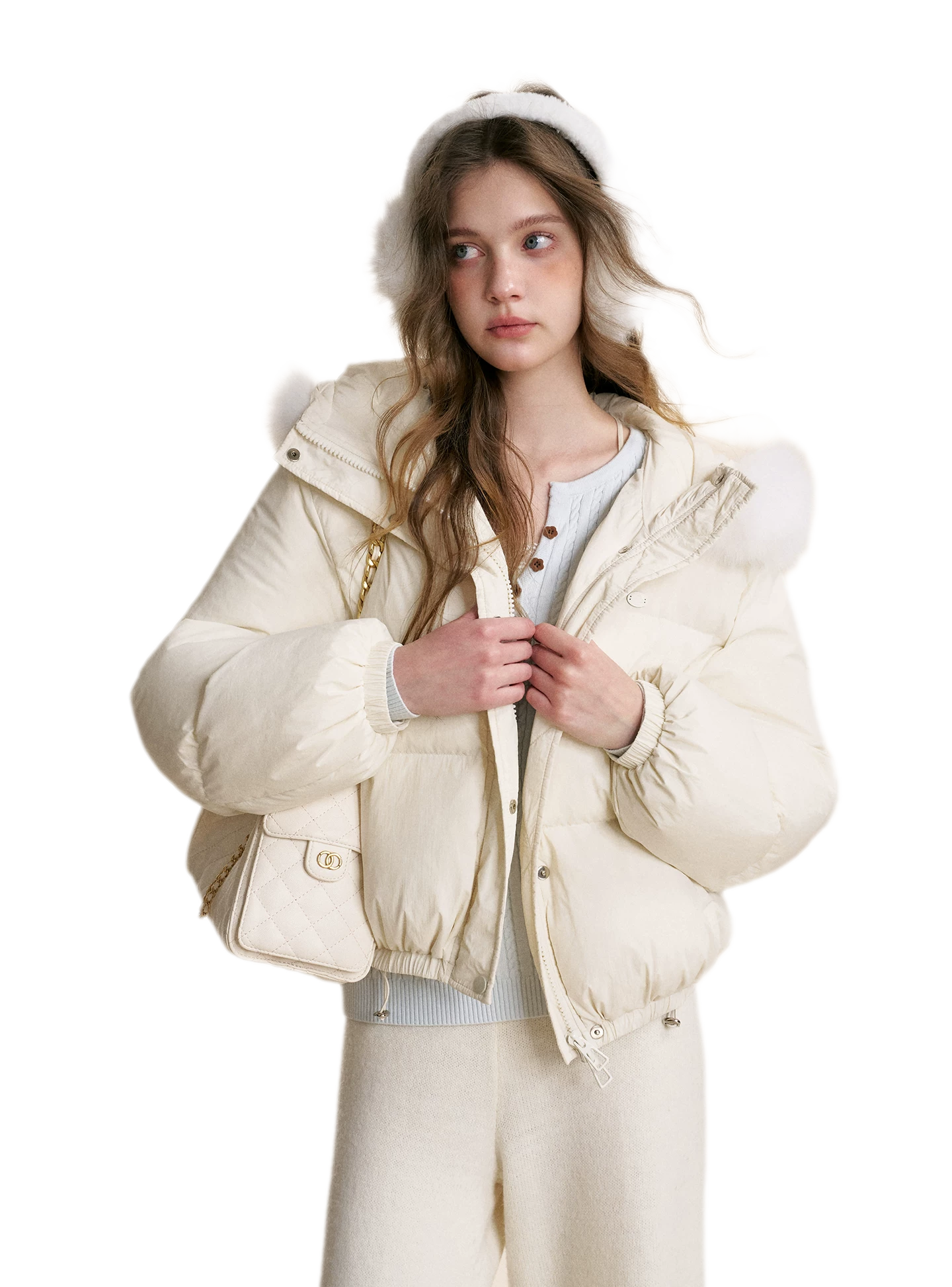 Puffer Hooded Down Jacket