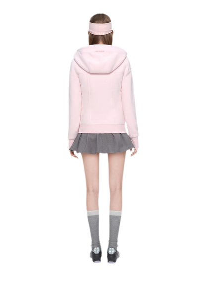 Soft Fleece Slim-Fit Hooded Jacket