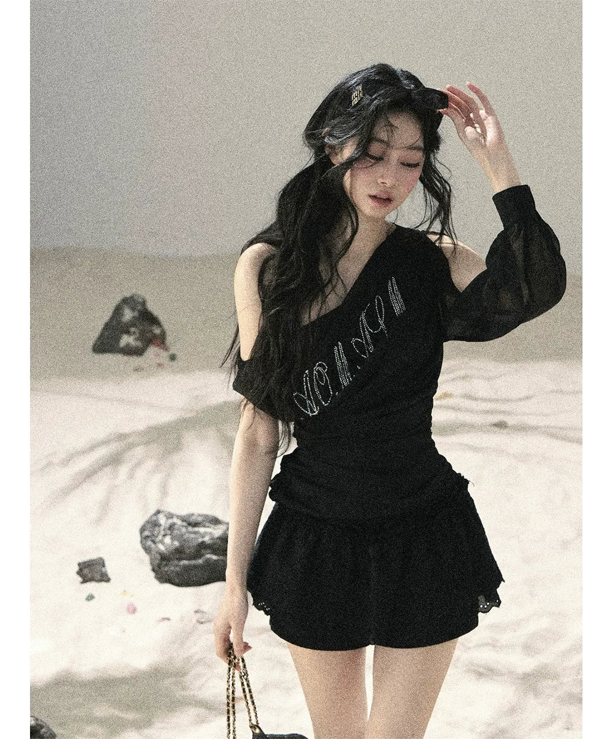 Starlight One-Shoulder Tee