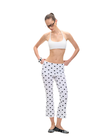 Capri Foldover Flare Pants