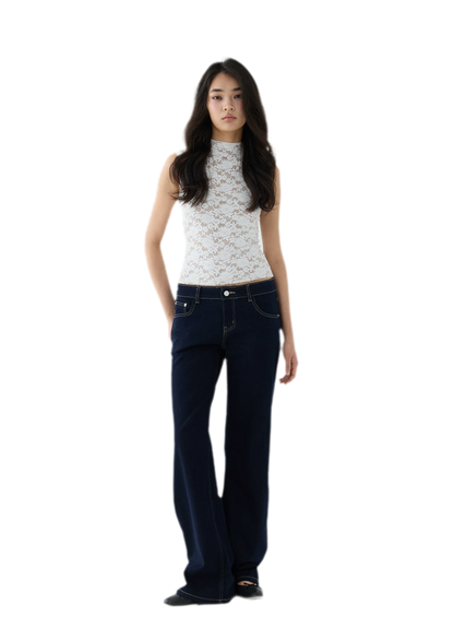 Stretch Lace Cropped Camisole