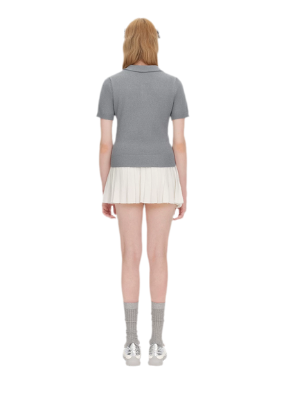Polo Knit Short Sleeve Tee
