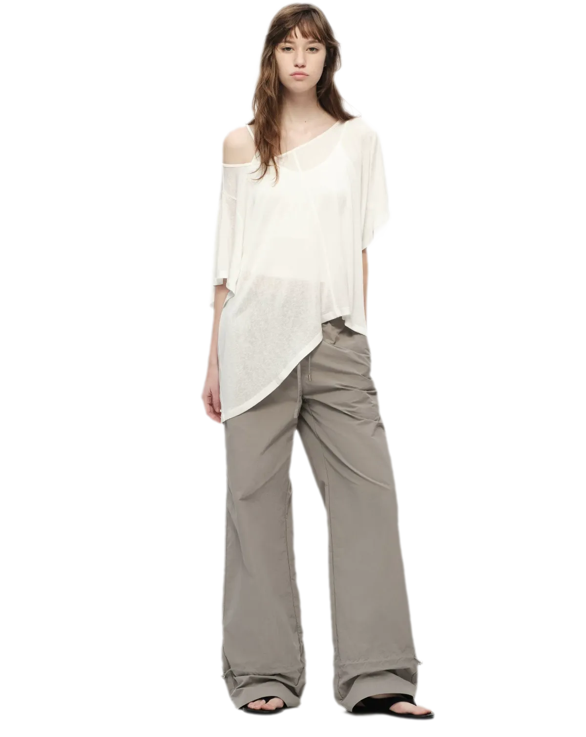 Lyocell Off Shoulder Tee