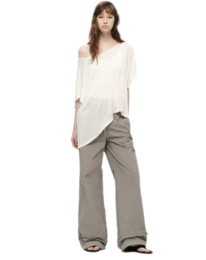 Lyocell Off Shoulder Tee