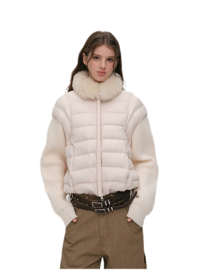 Detachable Sleeve Down Vest