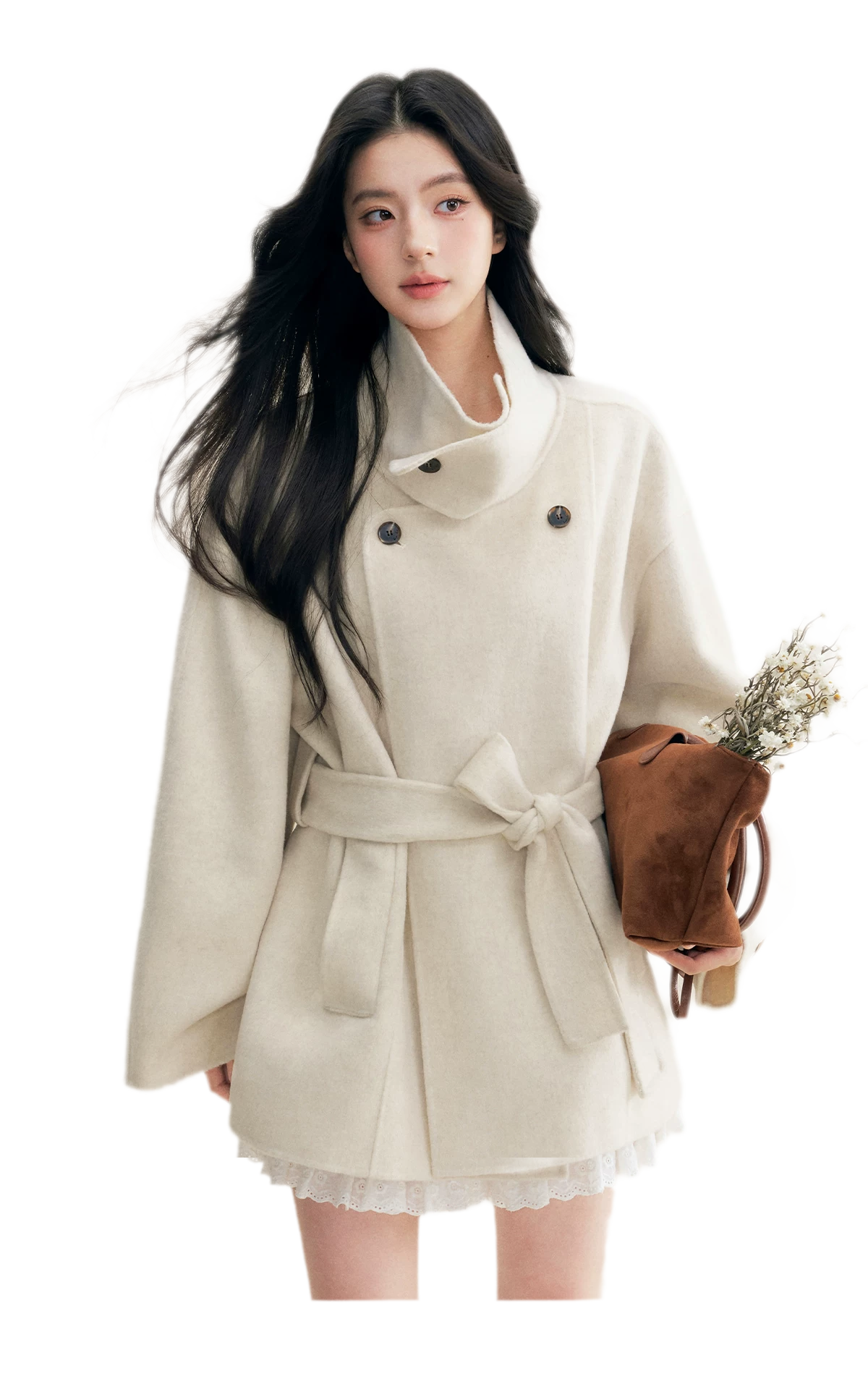70 Wool Stand Collar Coat