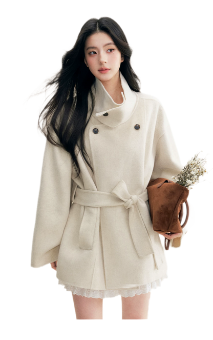 70 Wool Stand Collar Coat