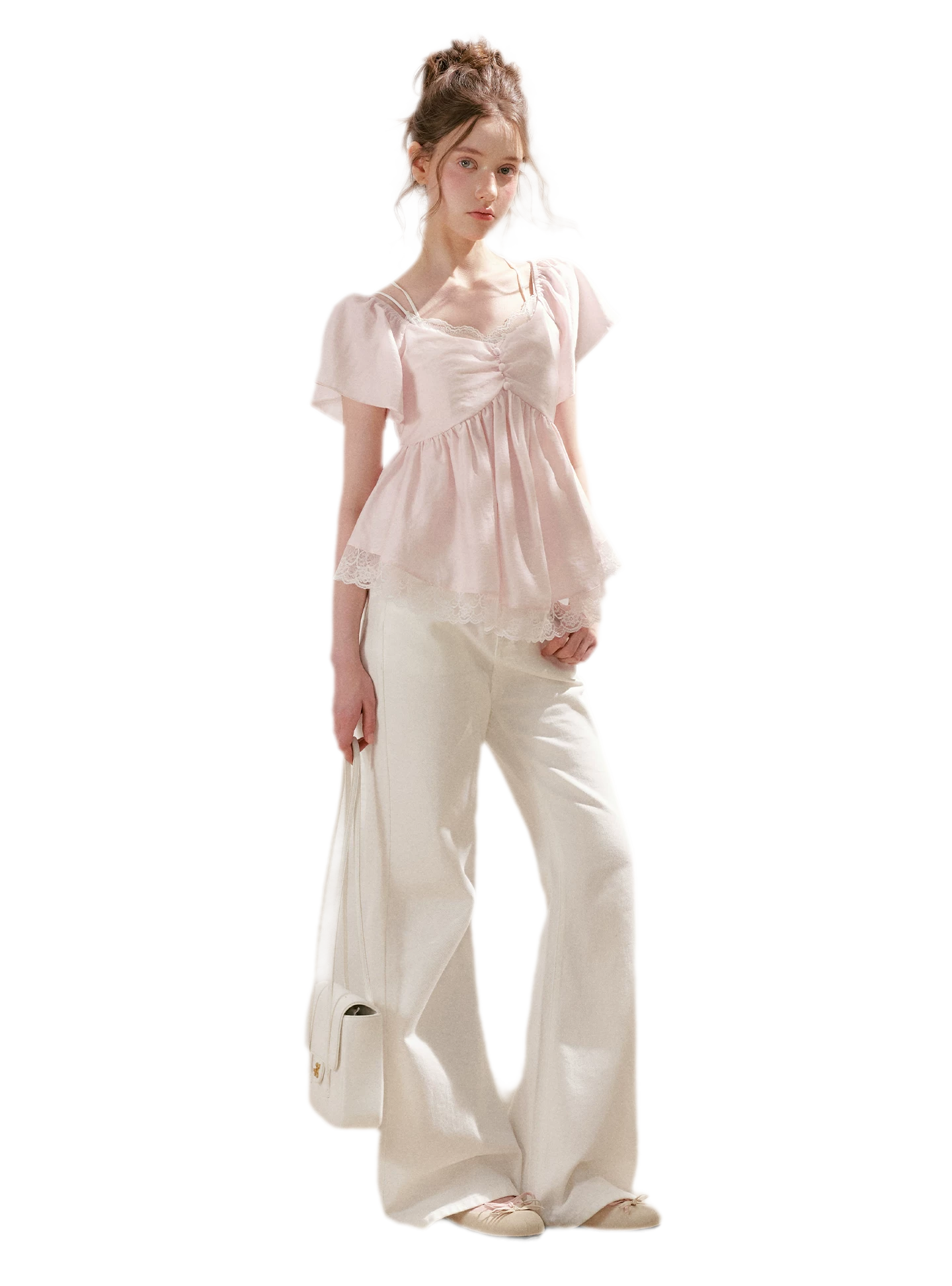 Embroidered Flared Jeans