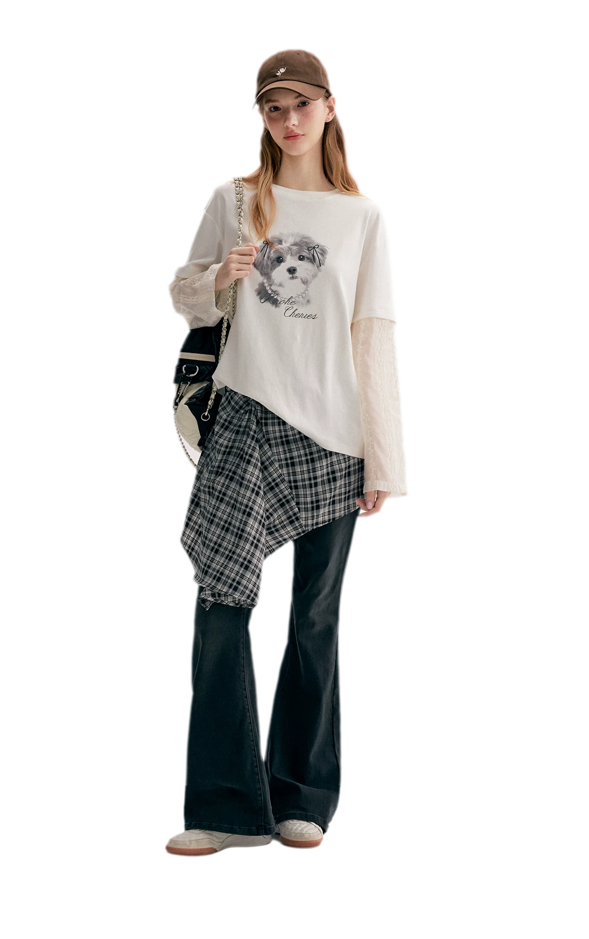 Tencel Cotton Dog Embroidered Tee