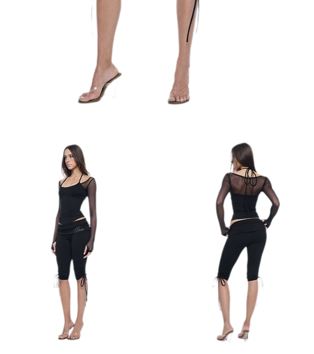 Mesh Halter Yoga Set