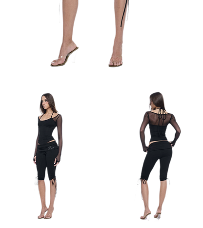 Mesh Halter Yoga Set