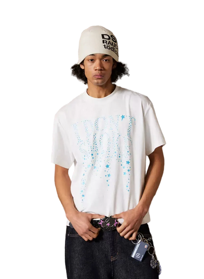 Loose Fit Glitter Logo T-Shirt
