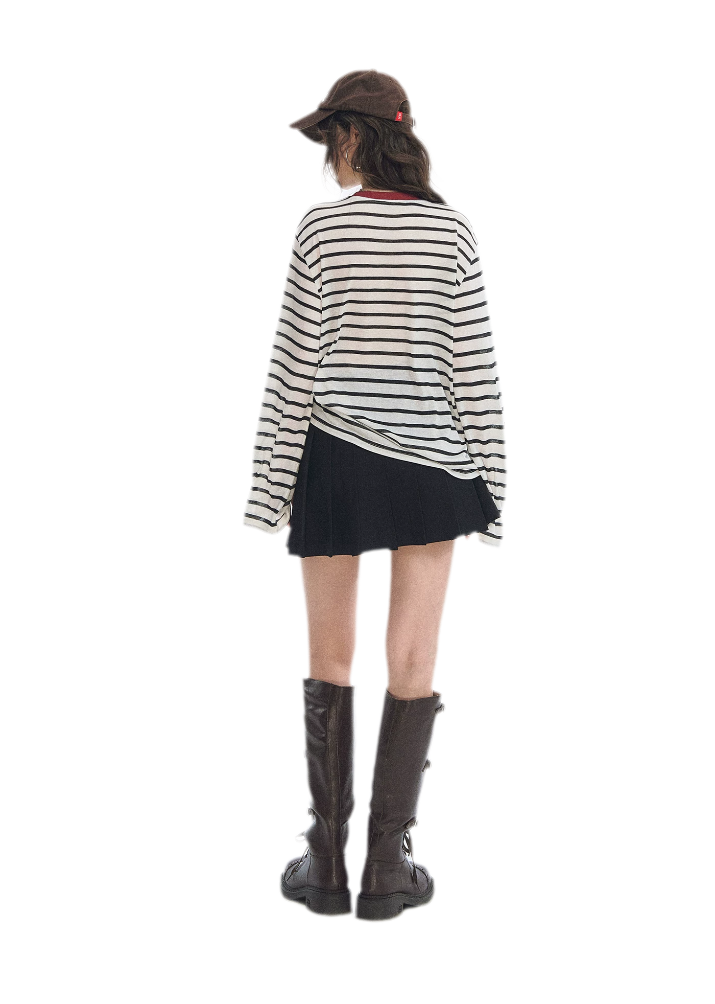 Lyocell Striped Puppy T-Shirt