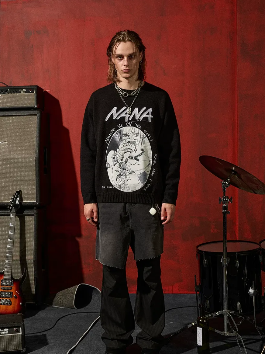 DSM X NANA Appliqué Crewneck Sweater