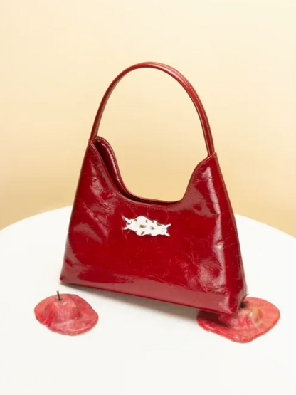 Textured Hobo Candy Applique Bag