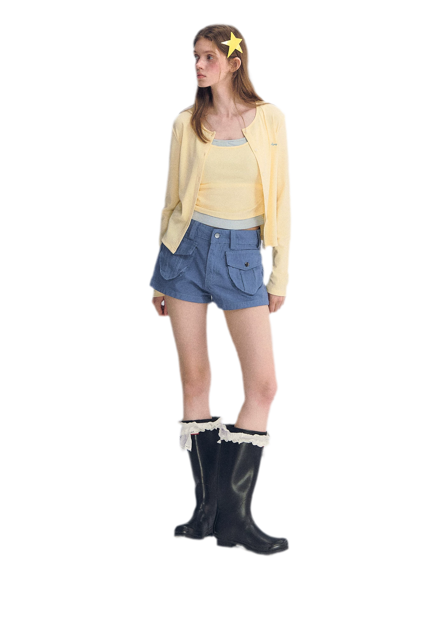 Low-Waist Cargo Shorts