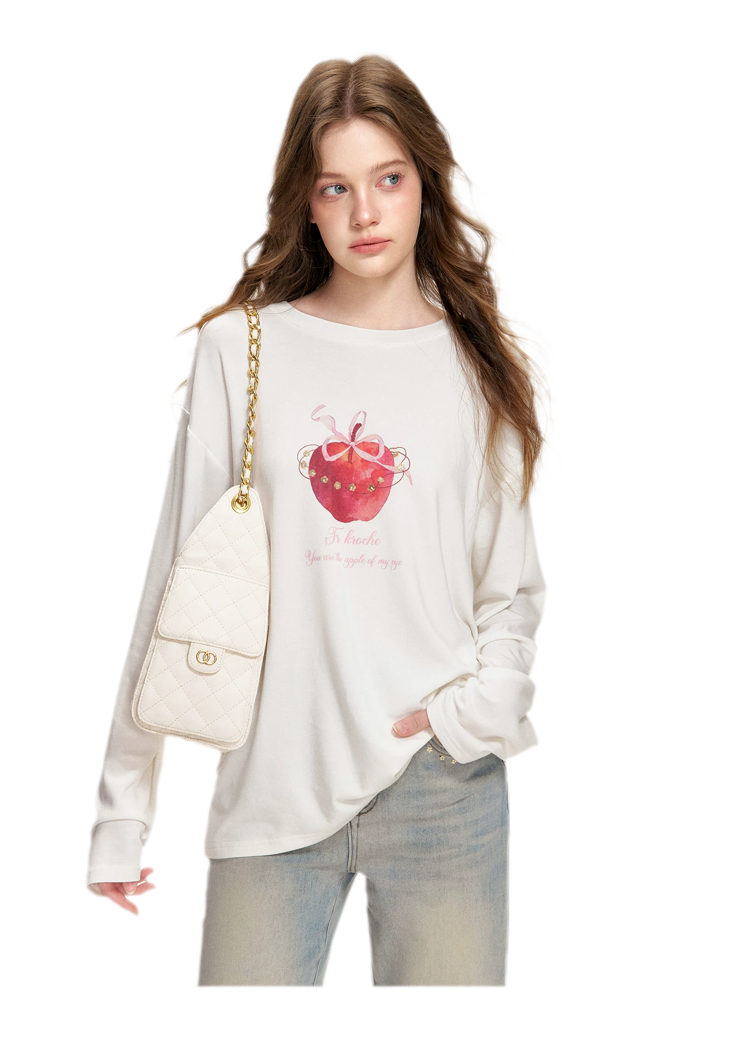 Sequin Apple T-Shirt